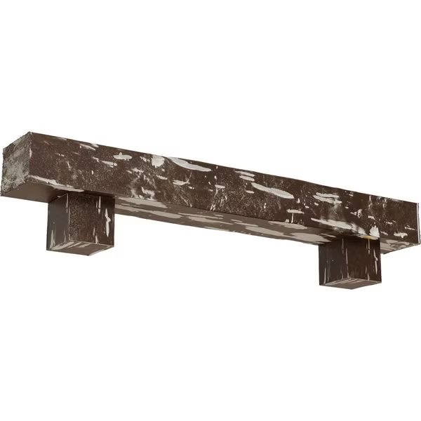 Kit w/ Alamo Corbels, Vintage Mahogany, 8